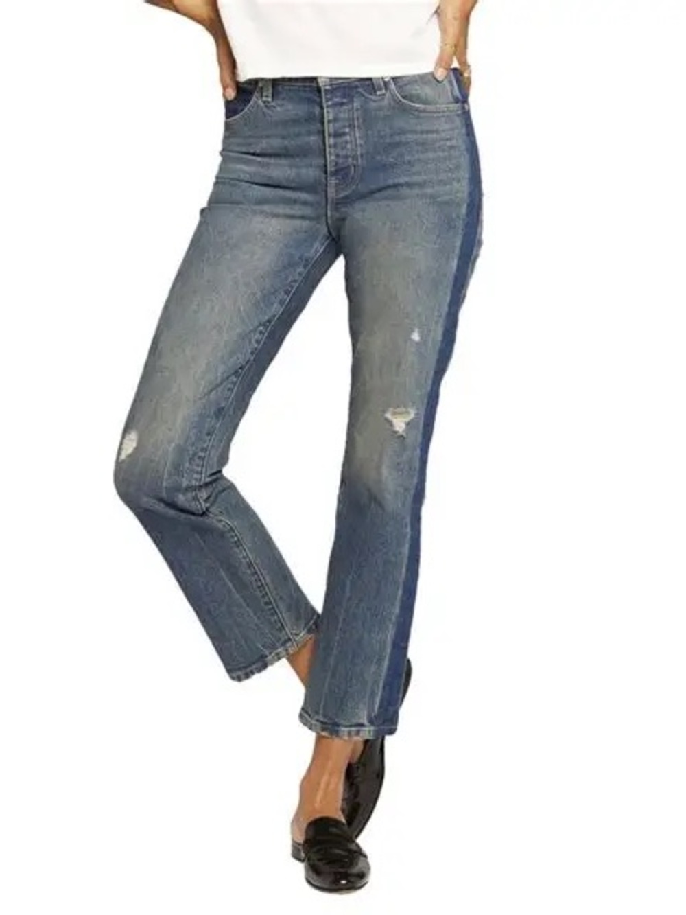 NWT Current/Elliott The Soulmate Jeans 25 Wedgwood High Rise Slim Straight